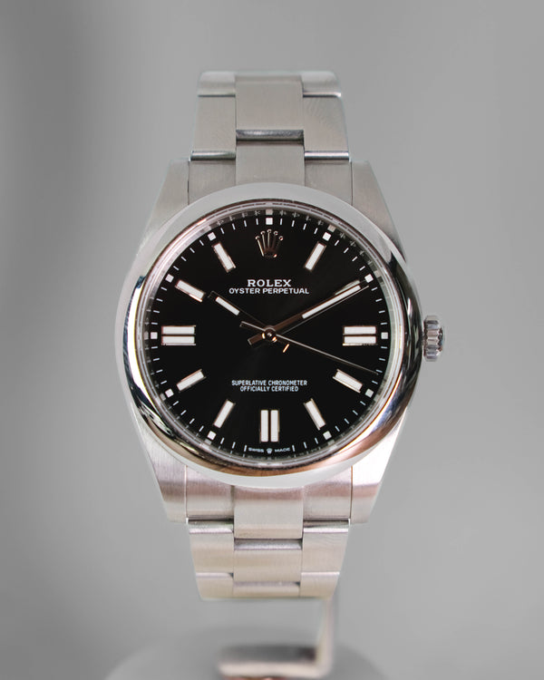 Rolex oyster perpetual 41mm Black Dial FULL SET