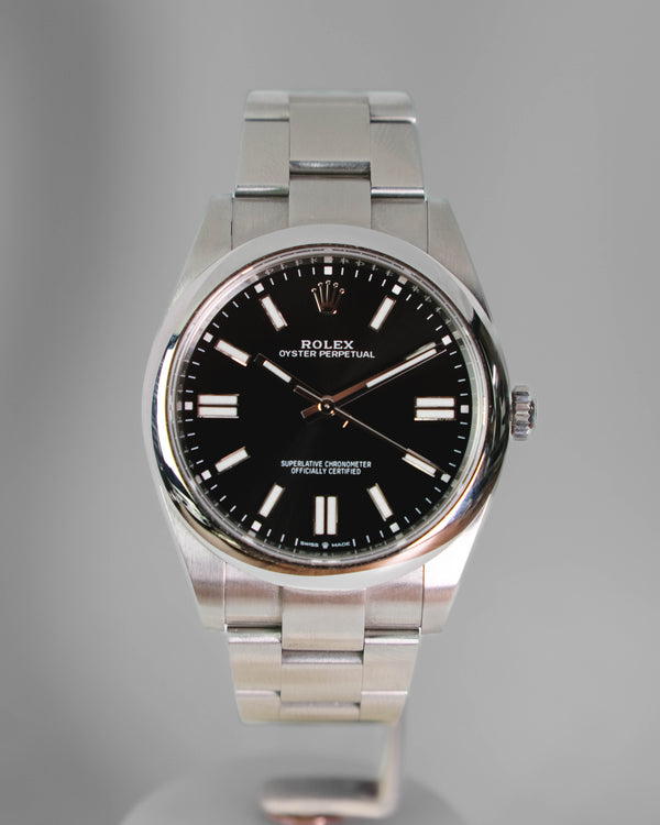 Rolex oyster perpetual 41mm Black Dial FULL SET