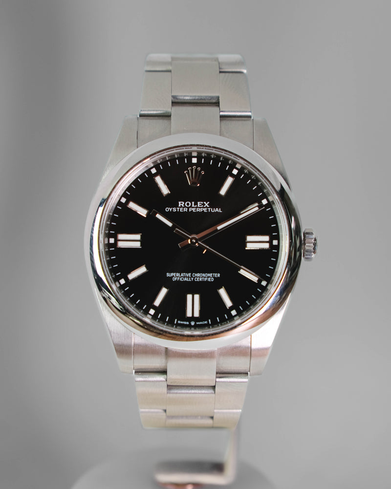 Rolex oyster perpetual 41mm Black Dial FULL SET