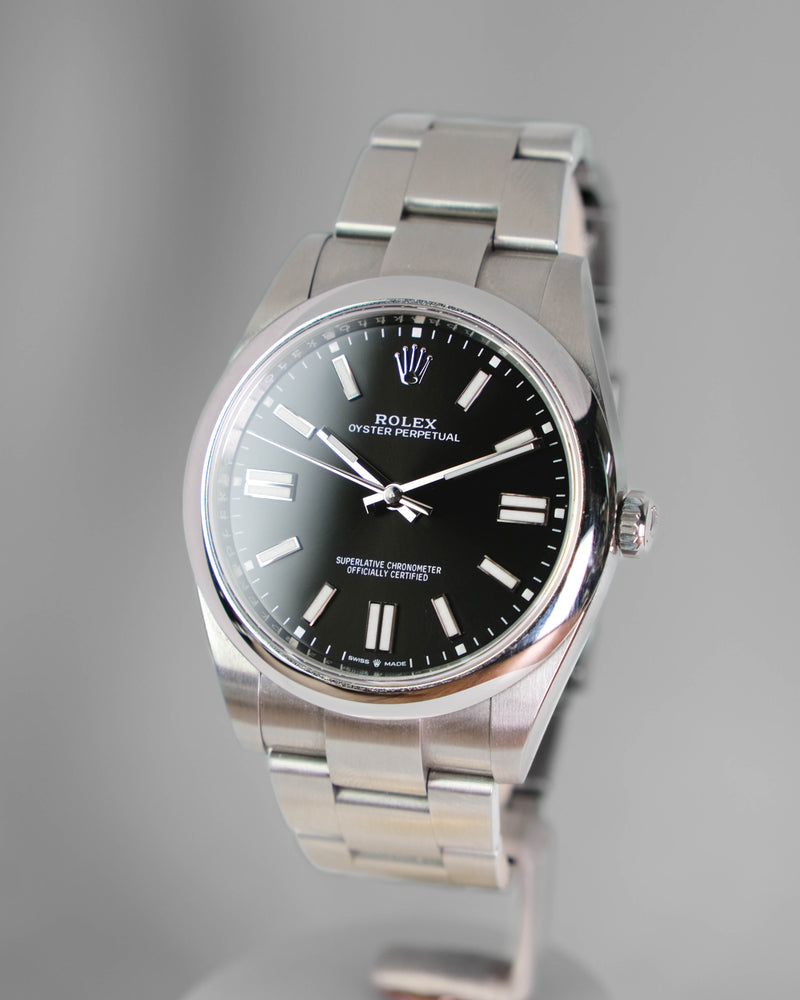 Rolex oyster perpetual 41mm Black Dial FULL SET