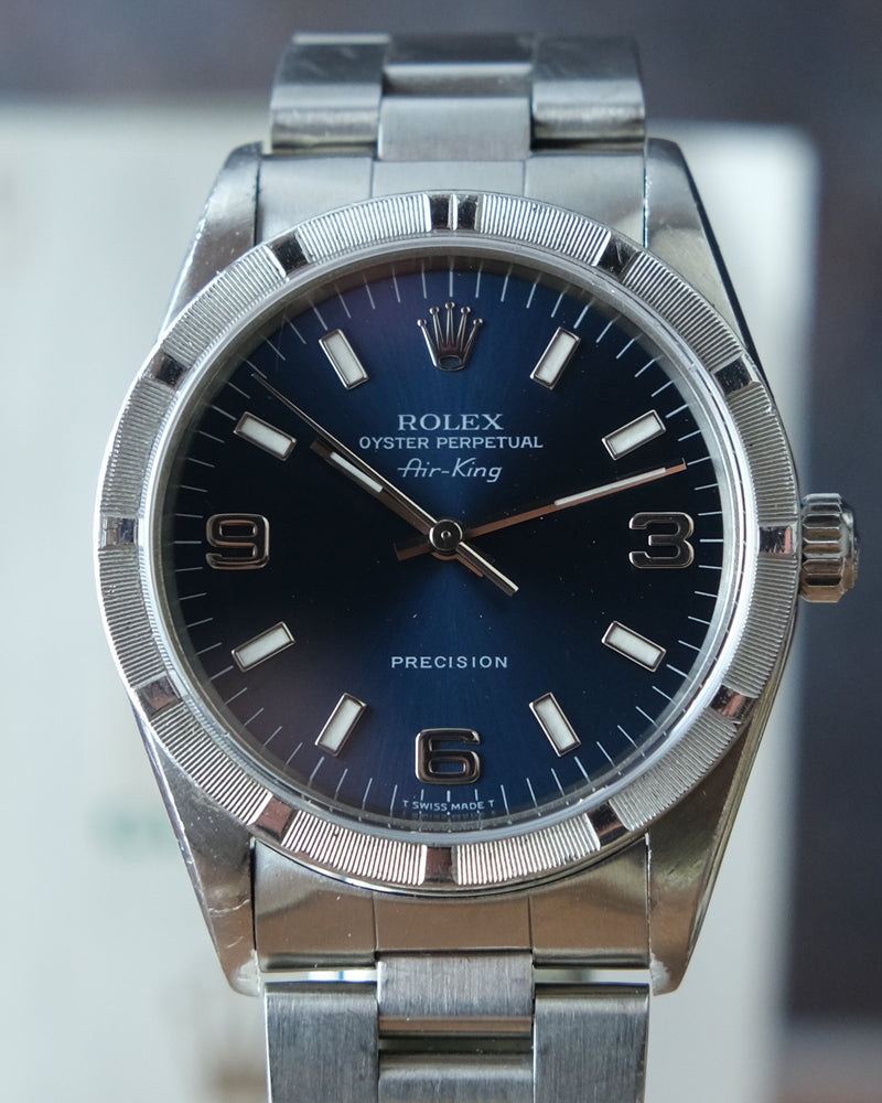 Rolex Air-king Reference 14010 With Papers From 1999