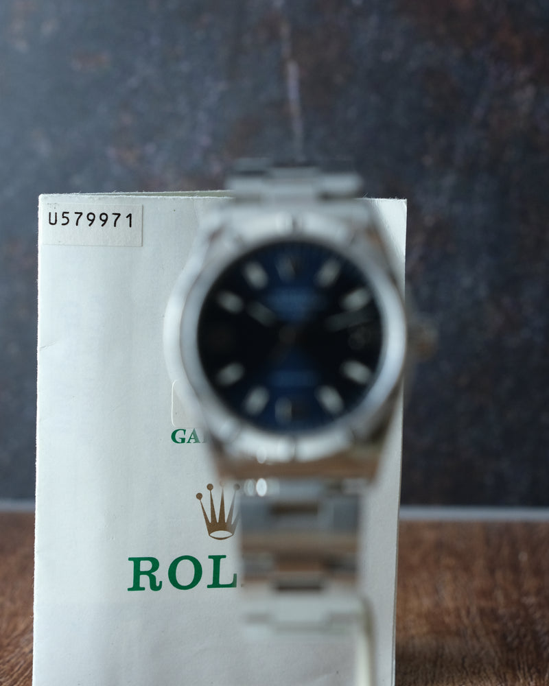 Rolex Air-king Reference 14010 With Papers From 1999