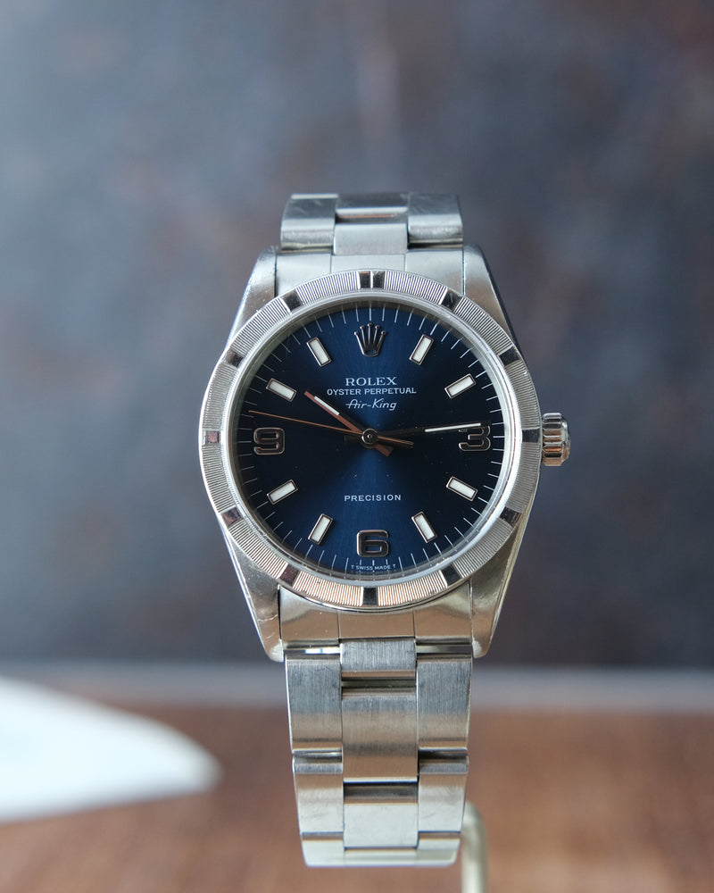 Rolex Air-king Reference 14010 With Papers From 1999