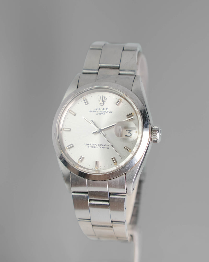 Rolex 1500 oyster perpetual date from 1970 with papers