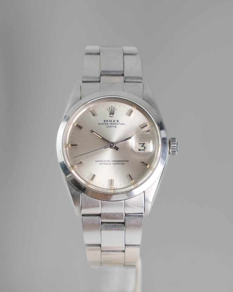 Rolex 1500 oyster perpetual date from 1970 with papers