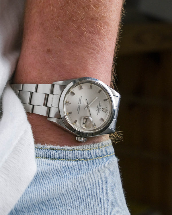 Rolex 1500 oyster perpetual date from 1970 with papers