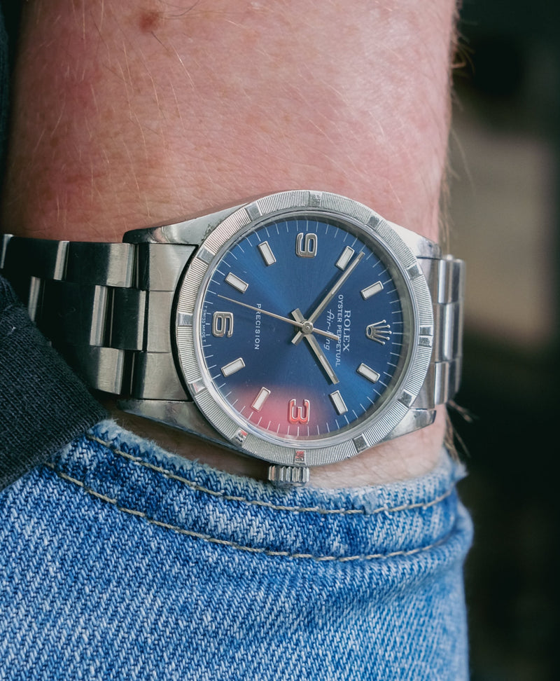 Rolex Air-king Reference 14010 With Papers From 1999