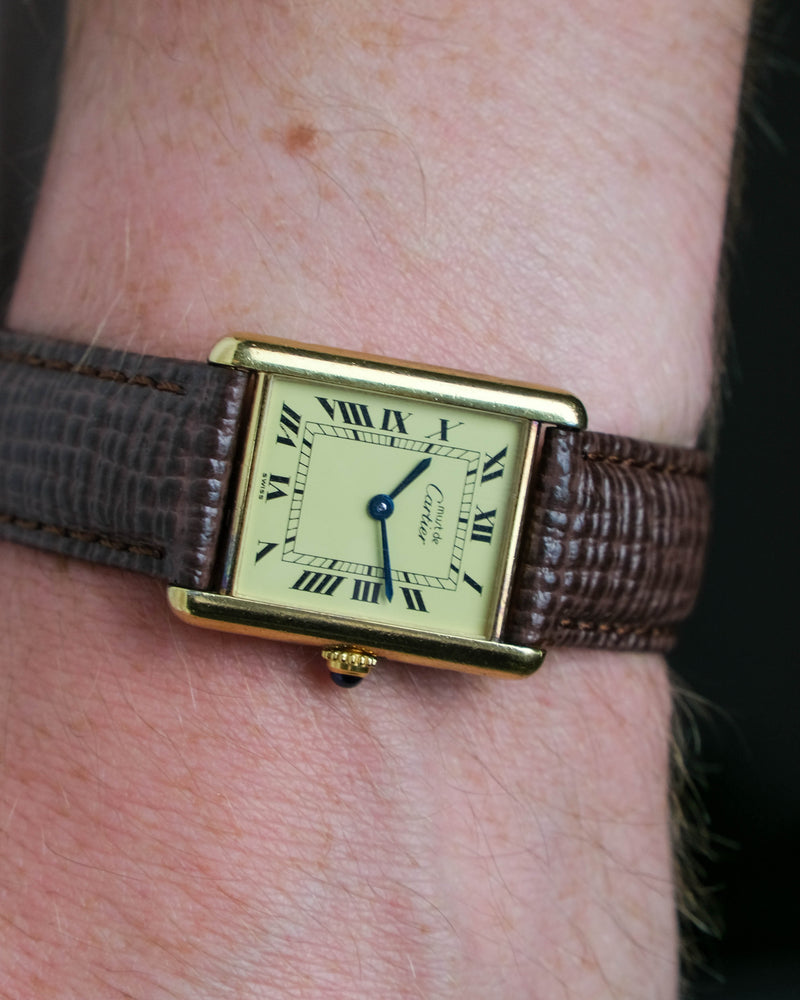 Cartier Must de Tank lemon dial  Quartz