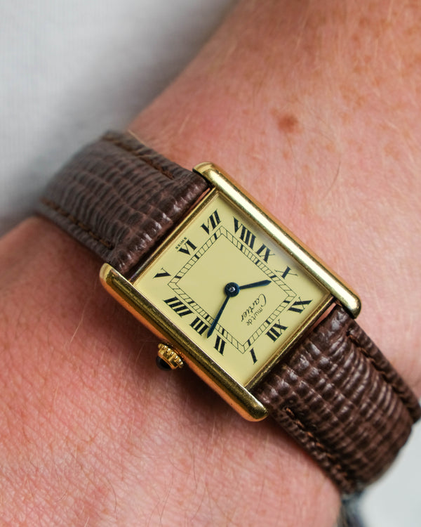 Cartier Must de Tank lemon dial  Quartz