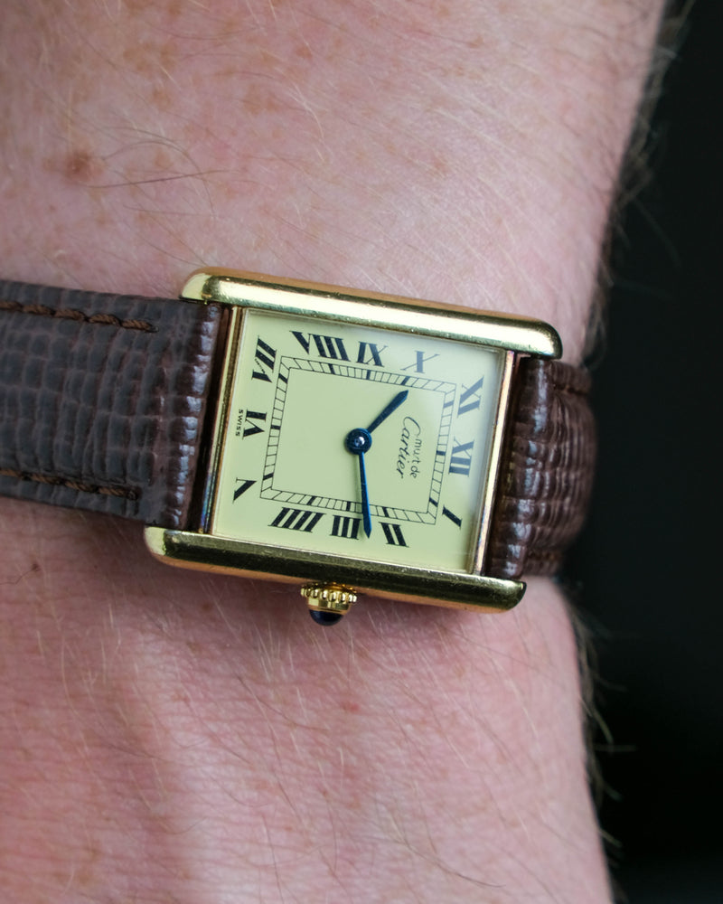 Cartier Must de Tank lemon dial  Quartz