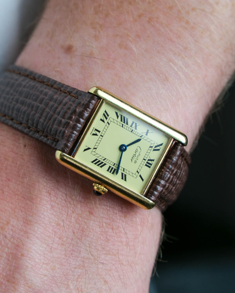 Cartier Must de Tank lemon dial  Quartz