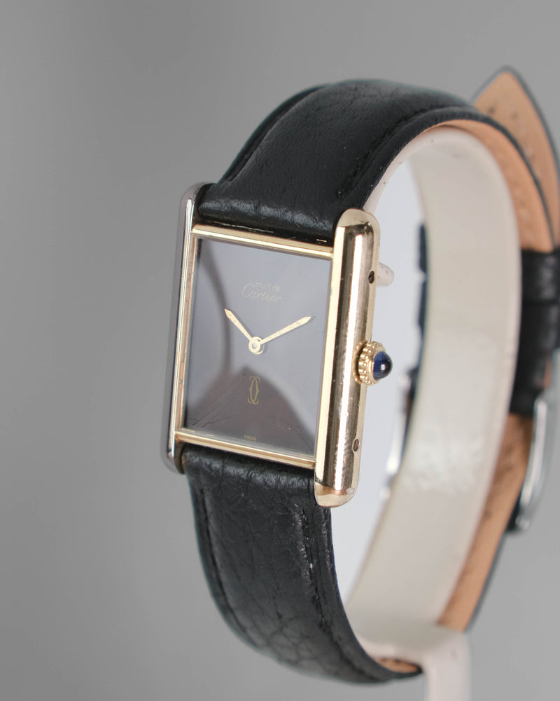 Cartier tank lm Mechanique Wood dial