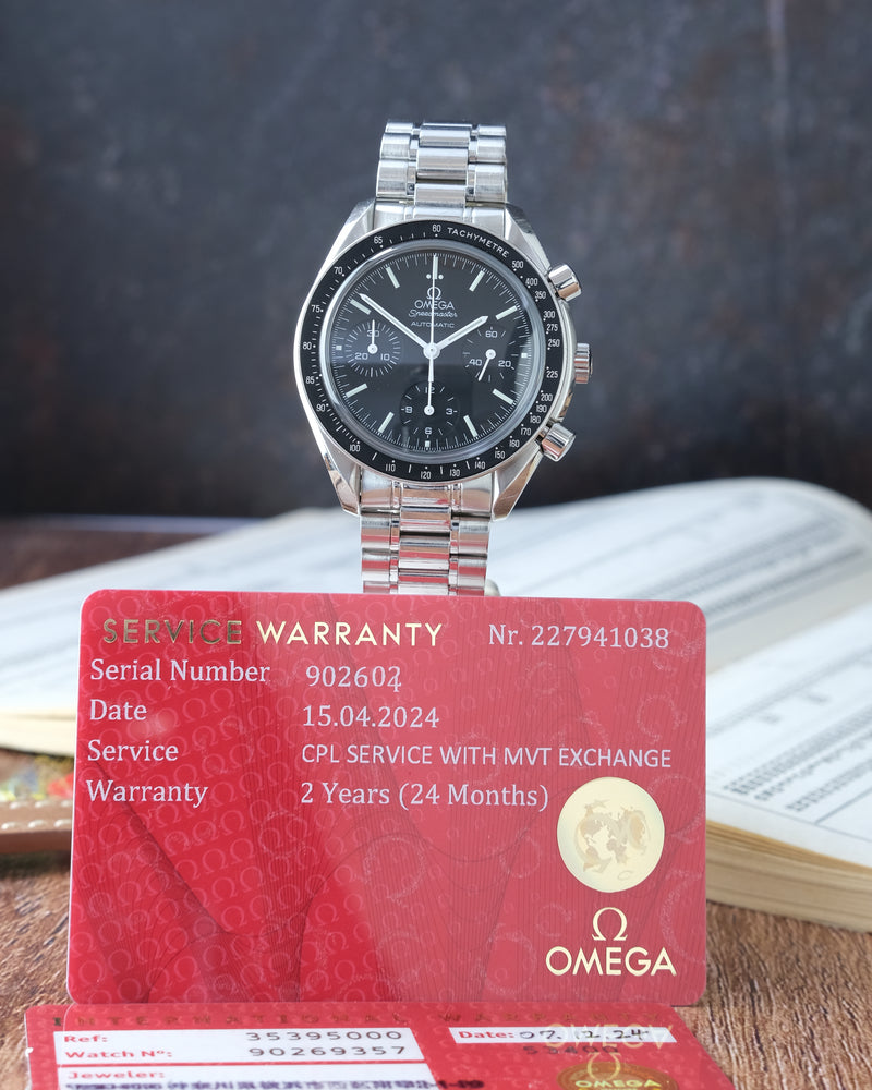 Omega speedmaster Reduced Sapphire reference Full set