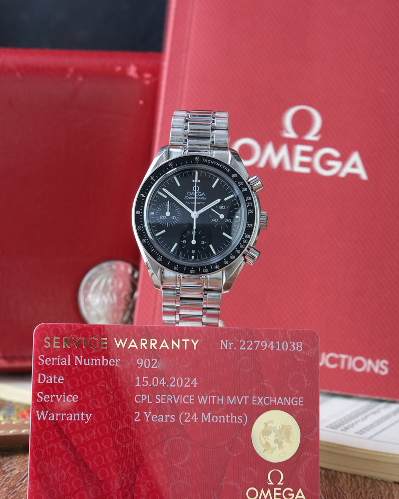 Omega speedmaster Reduced Sapphire reference 3590.50 Full set, Full Omega service