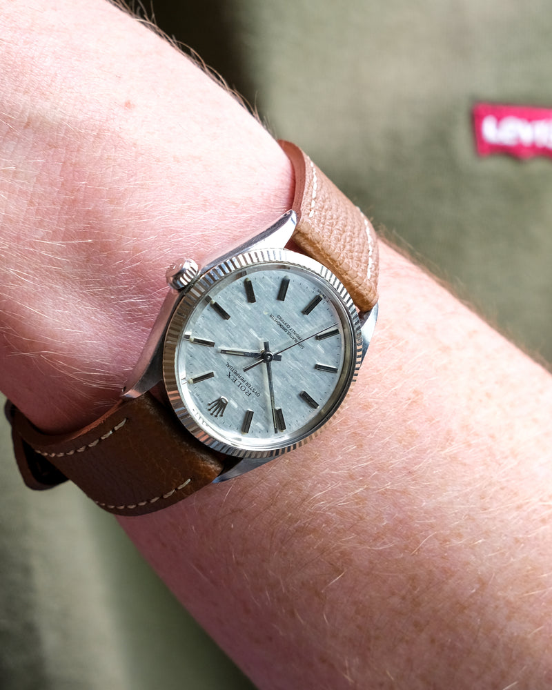 Rolex 1005 Oyster perpetual with shantung Dial from 1970