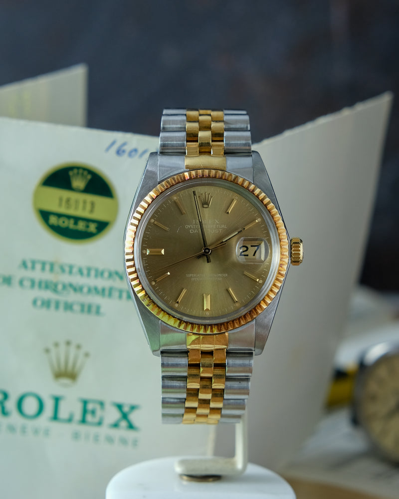 Rolex Datejust reference 16013 With papers GHOST dial