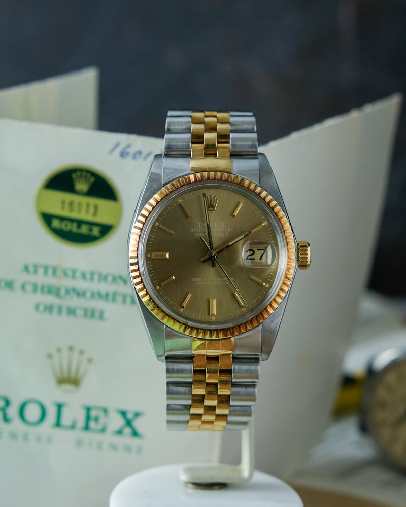 Rolex Datejust reference 16013 With papers GHOST dial