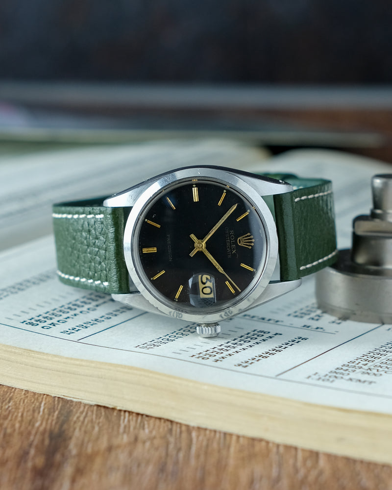 Rolex 6694 Oysterdate with black dial from 1965 Serviced No papers