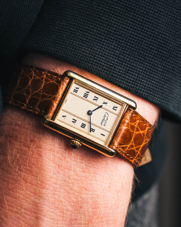 Cartier Tank Quartz LM With box