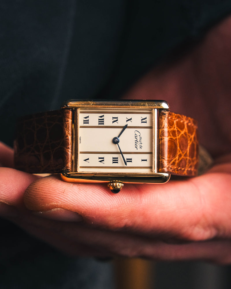 Cartier Tank Quartz LM With box