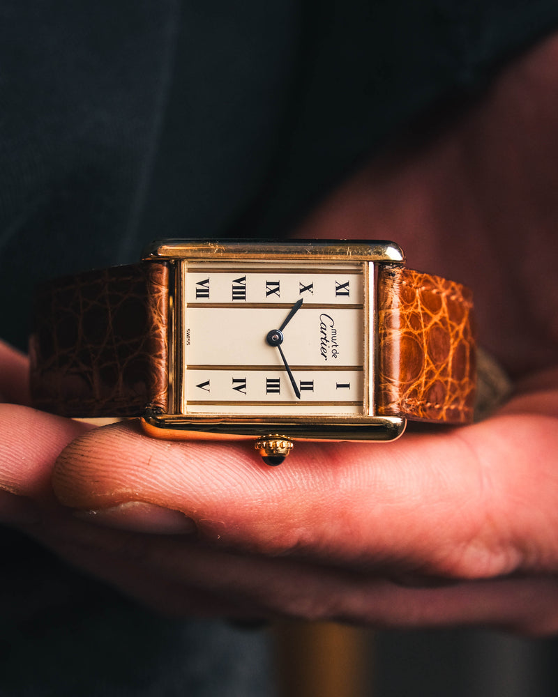 Cartier Tank Quartz LM With box