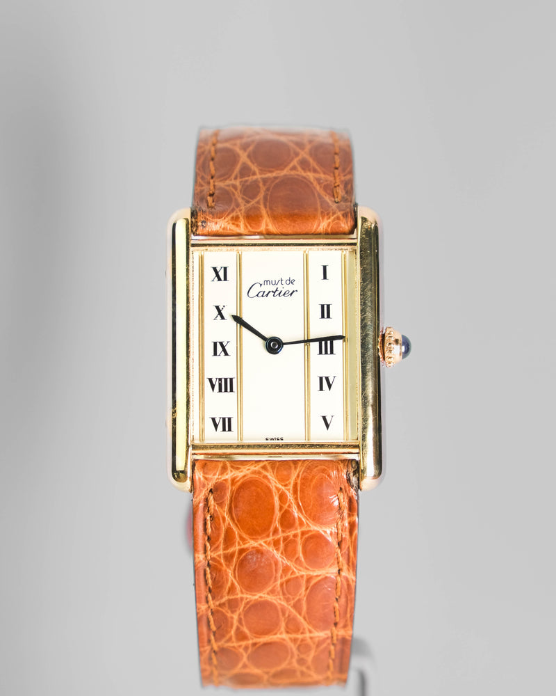 Cartier Tank Quartz LM With box