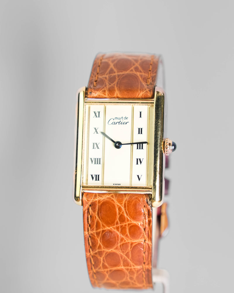 Cartier Tank Quartz LM With box
