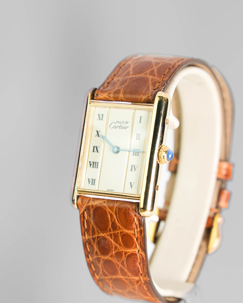 Cartier Tank Quartz LM With box