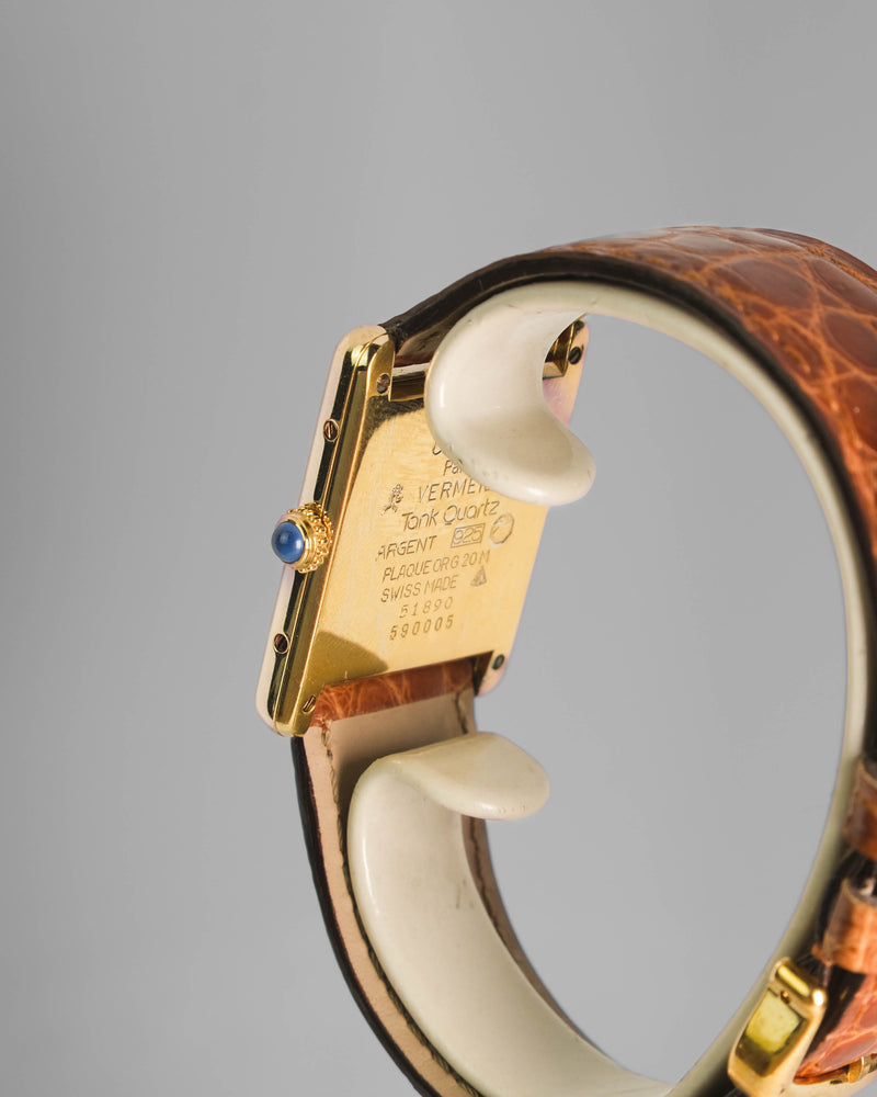 Cartier Tank Quartz LM With box