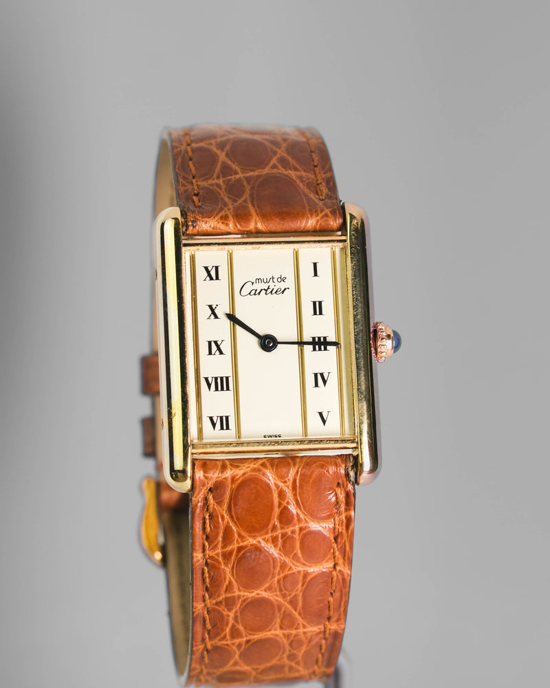 Cartier Tank Quartz LM With box