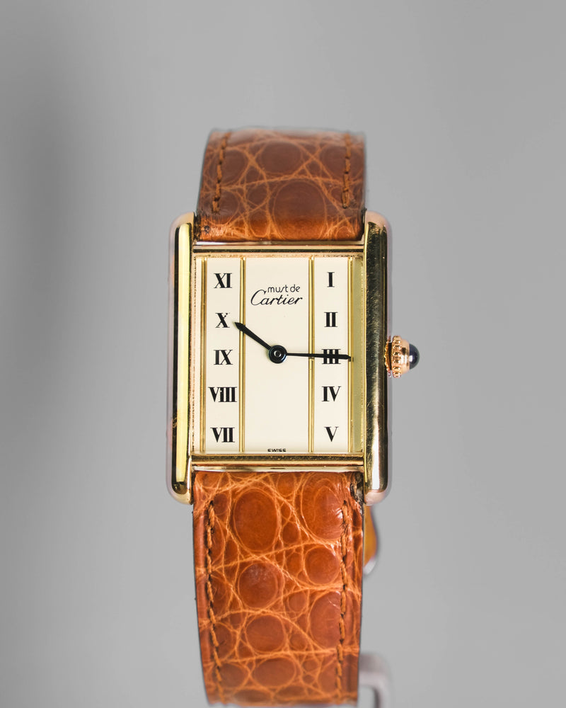 Cartier Tank Quartz LM With box