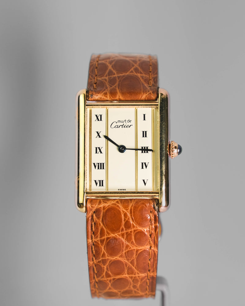 Cartier Tank Quartz LM With box
