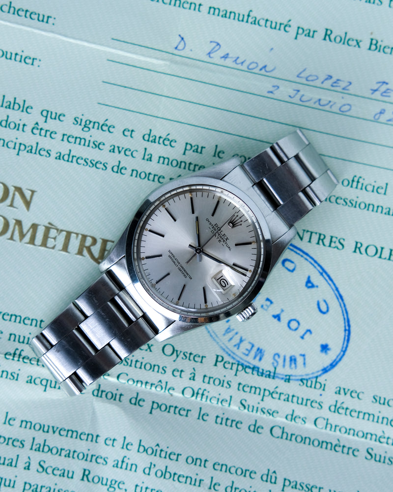 Rolex Date reference 15000 With papers from 1981