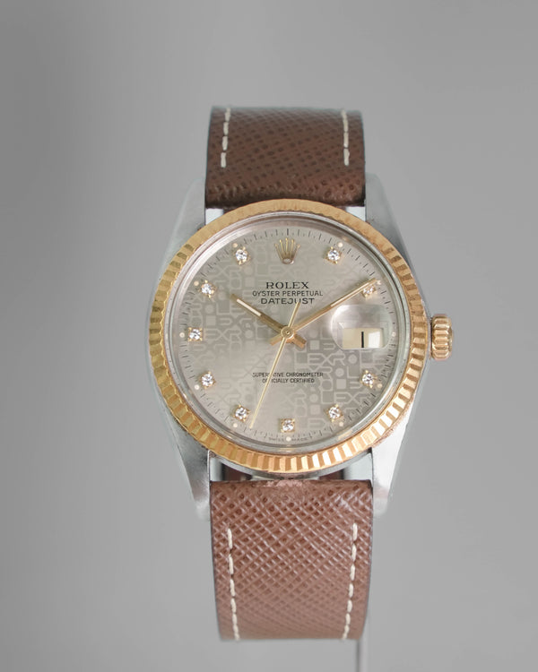 Rolex Datejust 16013 with rare diamond set computer dial