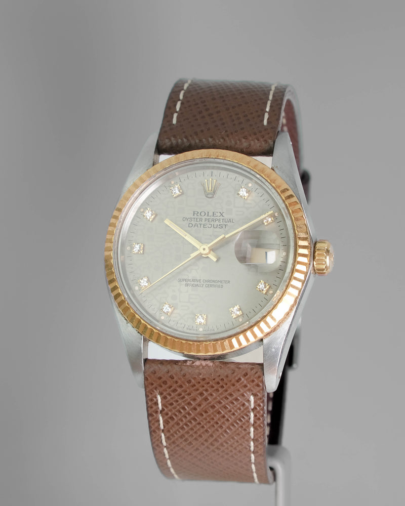 Rolex Datejust 16013 with rare diamond set computer dial