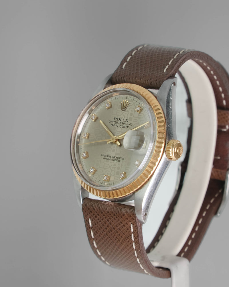 Rolex Datejust 16013 with rare diamond set computer dial