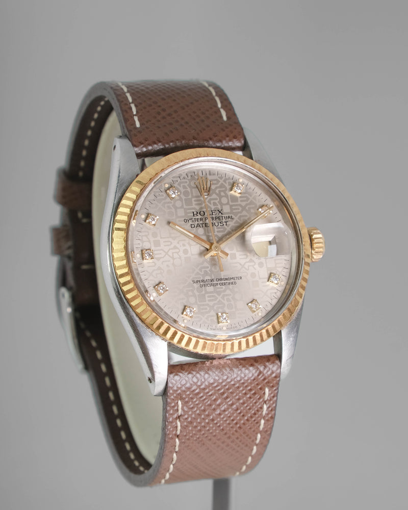 Rolex Datejust 16013 with rare diamond set computer dial