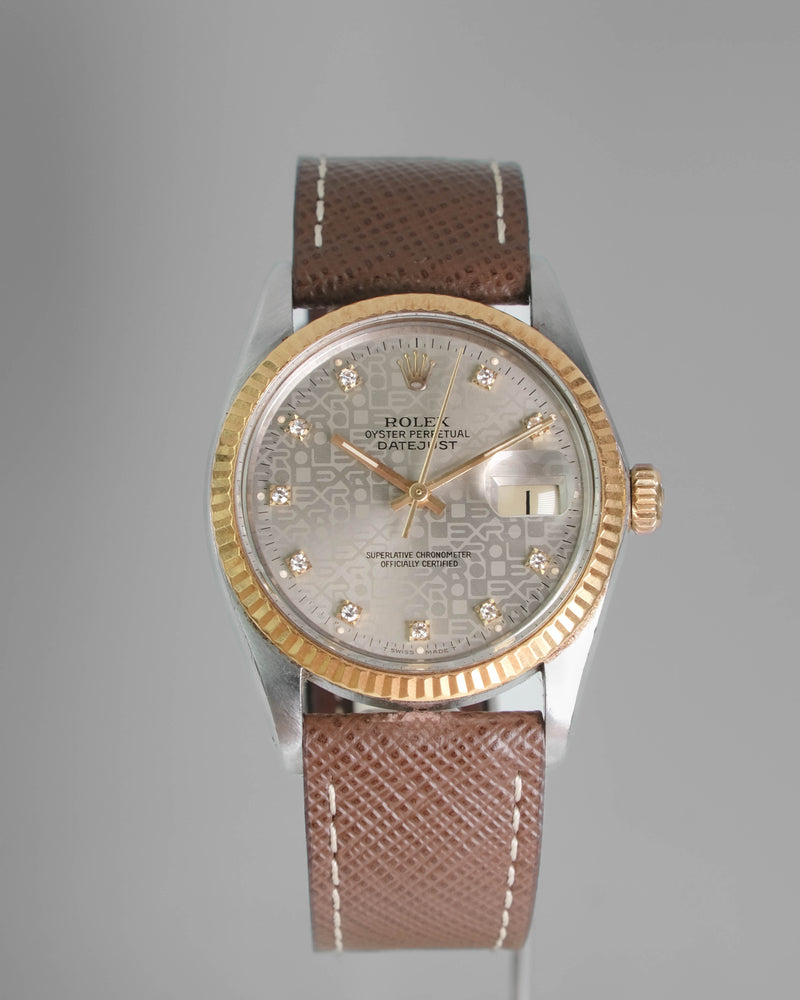 Rolex Datejust 16013 with rare diamond set computer dial