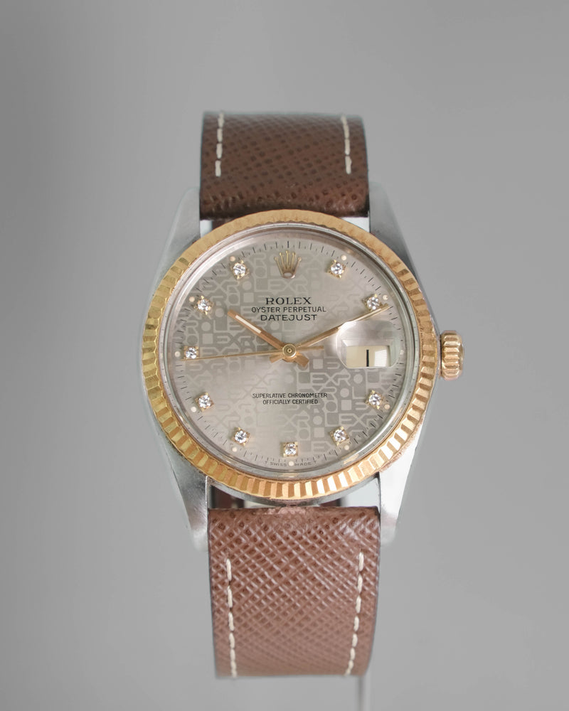 Rolex Datejust 16013 with rare diamond set computer dial