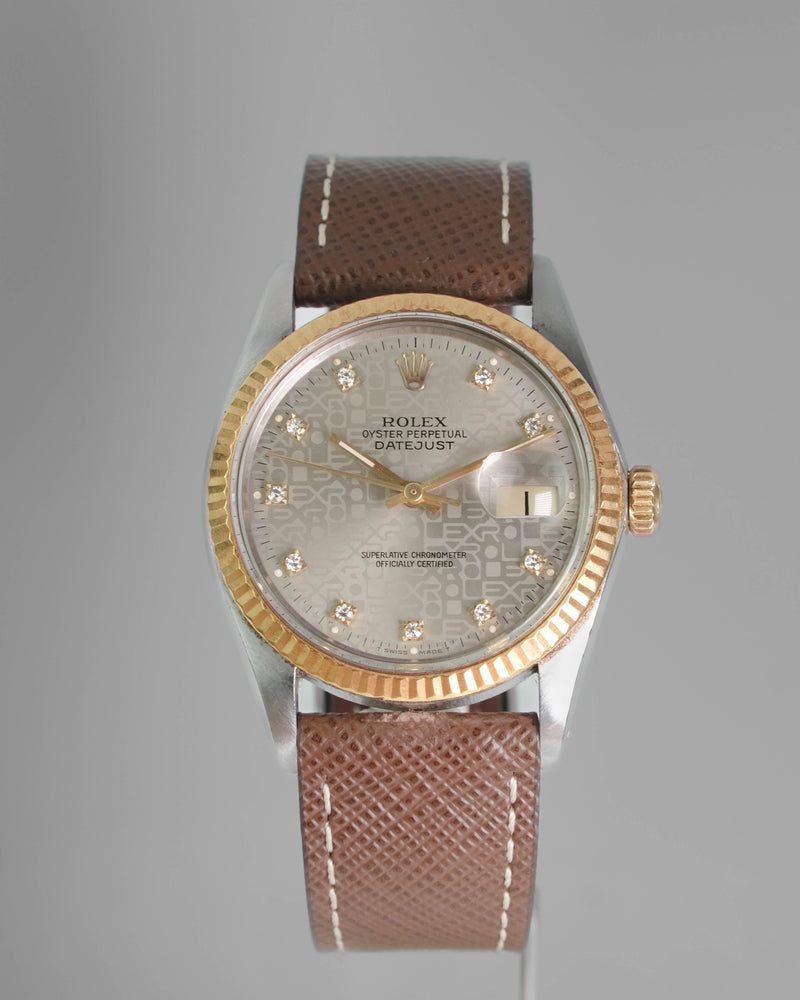 Rolex Datejust 16013 with rare diamond set computer dial