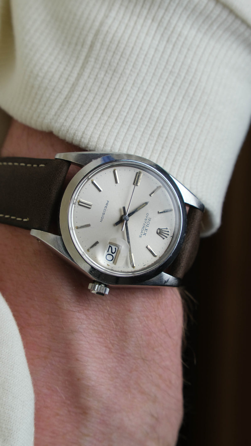 Rolex 6694 Oyster Date silver Dial 1972