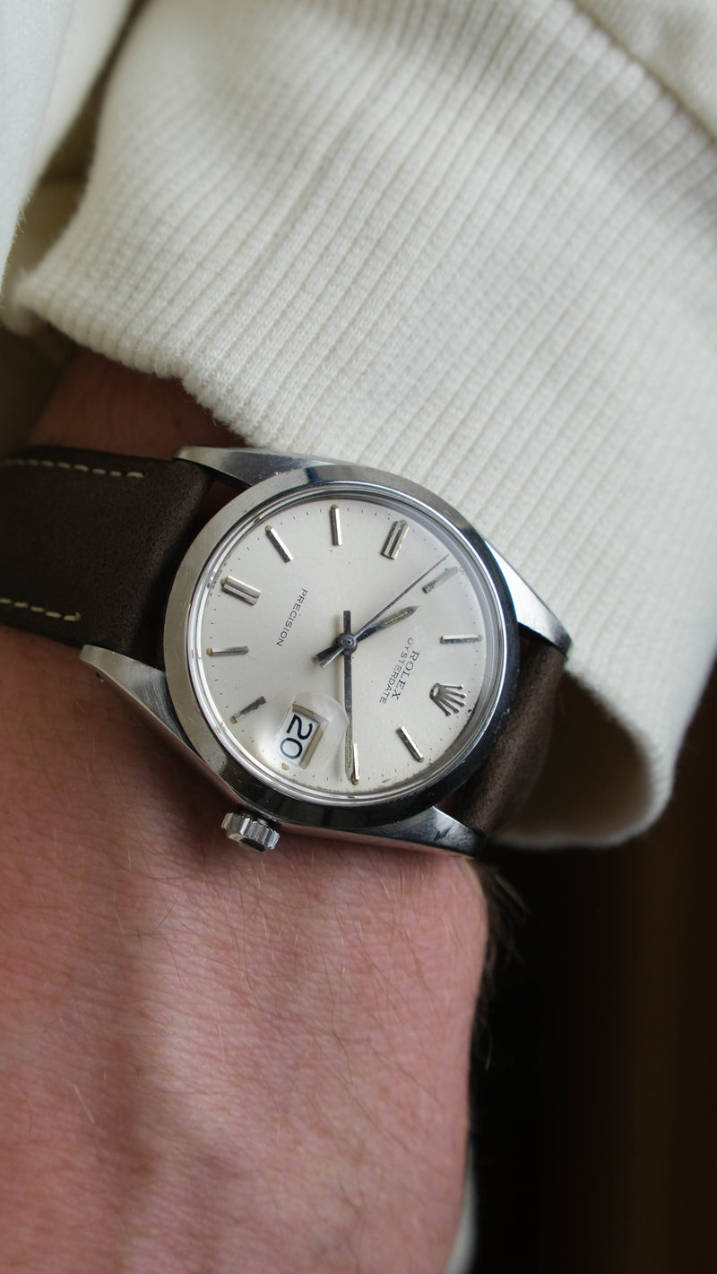 Rolex 6694 Oyster Date silver Dial 1972