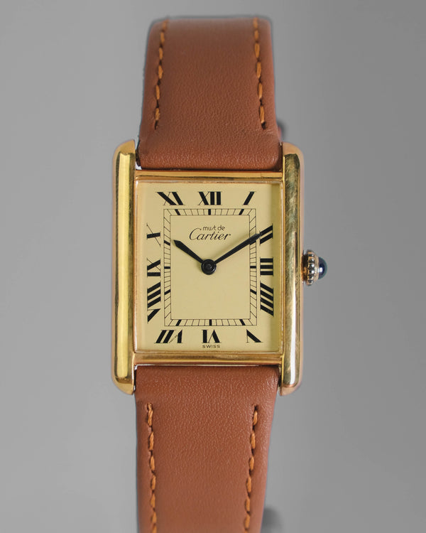 Cartier Must de Tank lemon dial  Mechanical