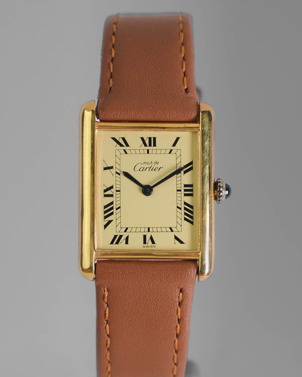 Cartier Must de Tank lemon dial  Mechanical