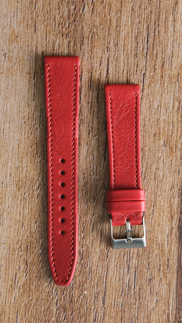 Calf leather - Red