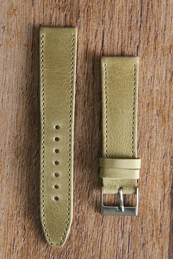 Calf leather - stitched - Sand