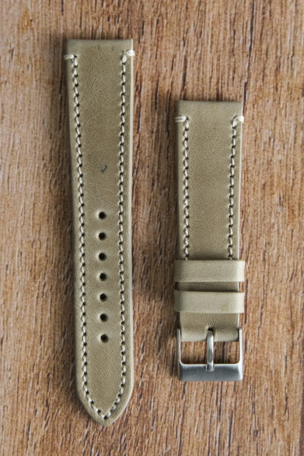 Calf leather - minimal stitched - beige
