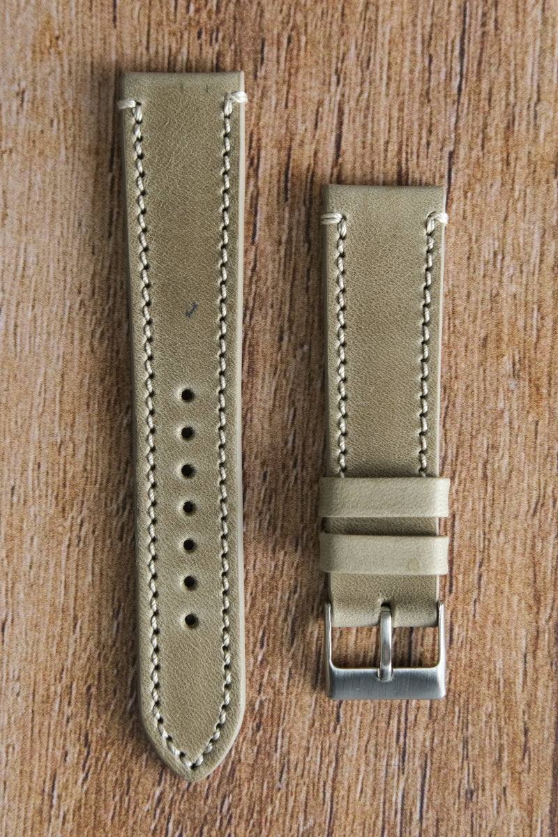 Calf leather - minimal stitched - beige