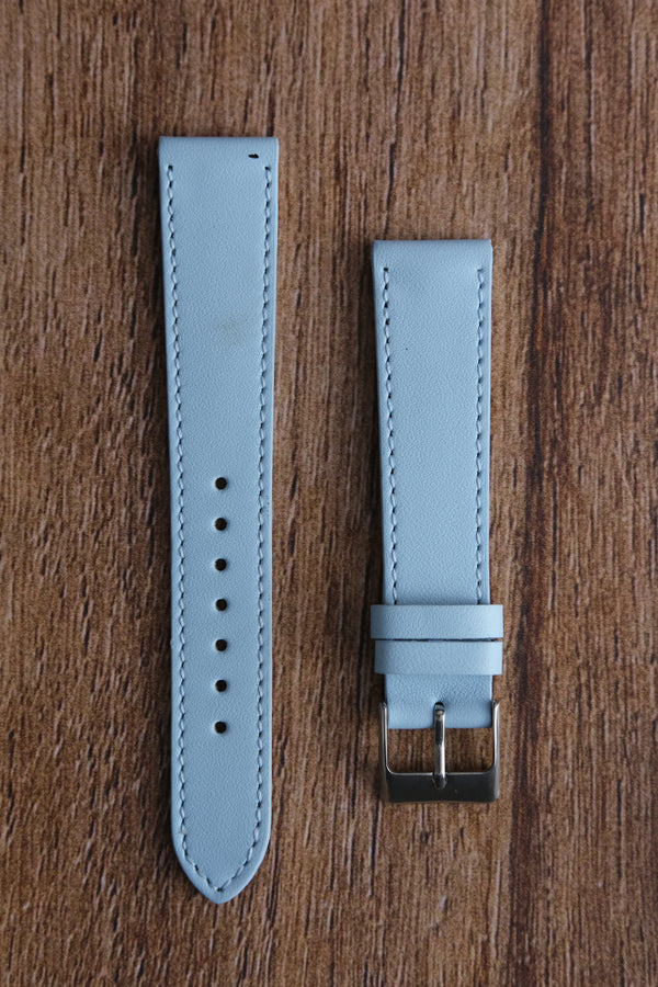 Calf leather - smooth baby blue