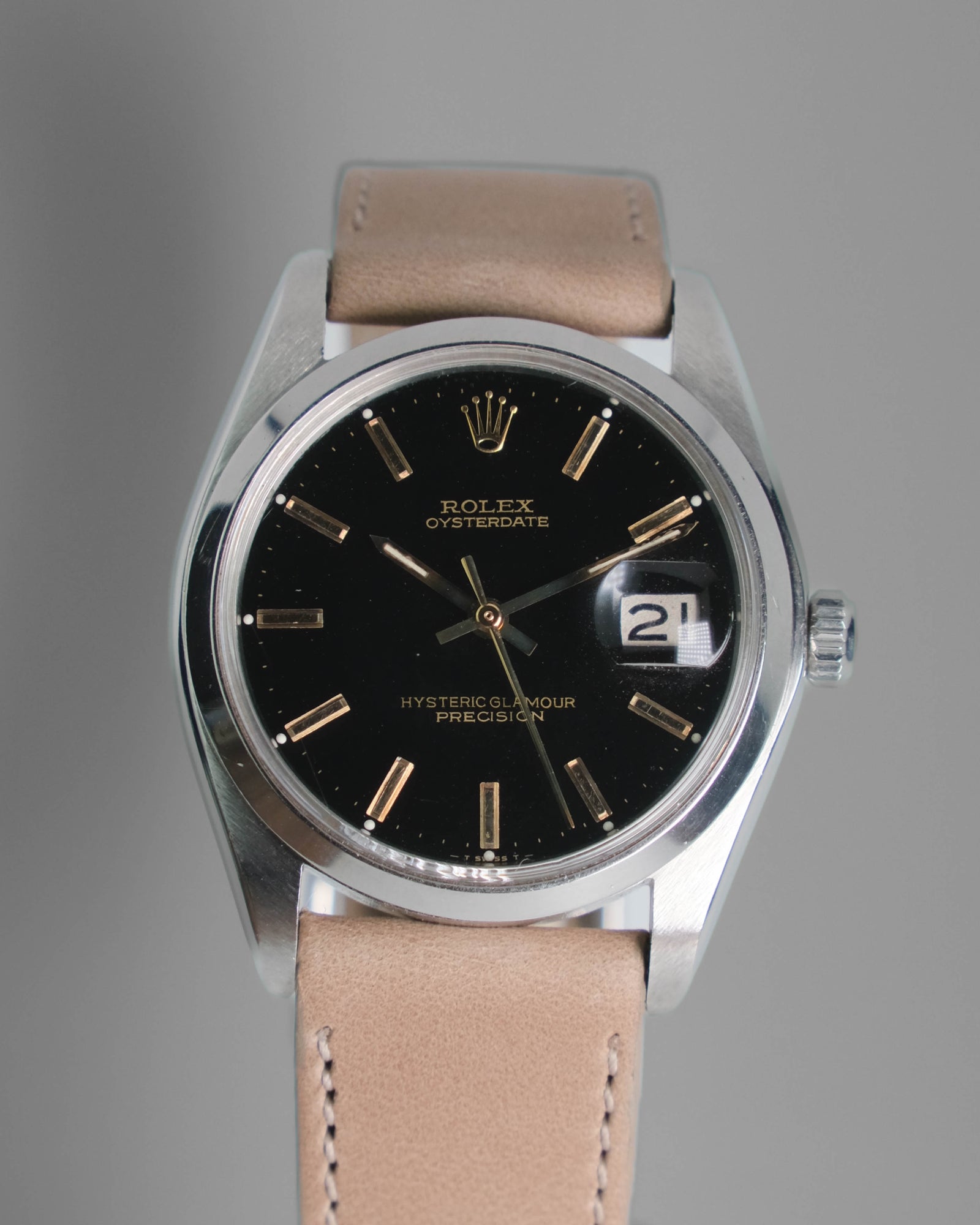HYSTERIC GLAMOUR 腕時計 ブラック Rolex 6694 Black gilt Dial from HYSTERIC GLAMOUR 1974 – Perpetual